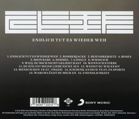 Endlich Tut Es Wieder Weh - CD Audio di Elif - 2