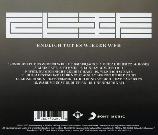 Endlich Tut Es Wieder Weh - CD Audio di Elif - 2