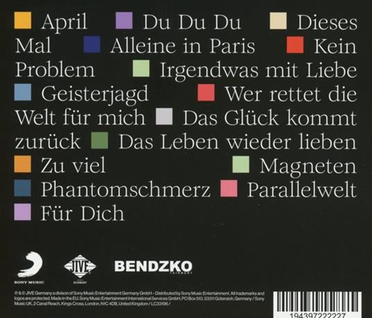 April - CD Audio di Tim Bendzko