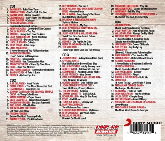 Top 40 Hitdossier - Country Hits - CD Audio - 2