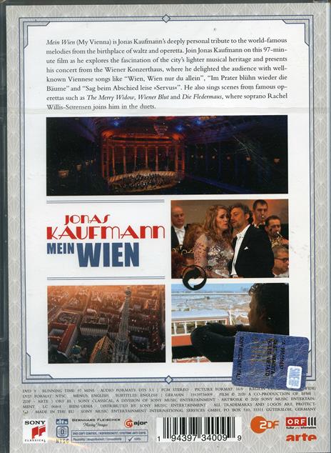 My Vienna (DVD) - DVD di Jonas Kaufmann - 2