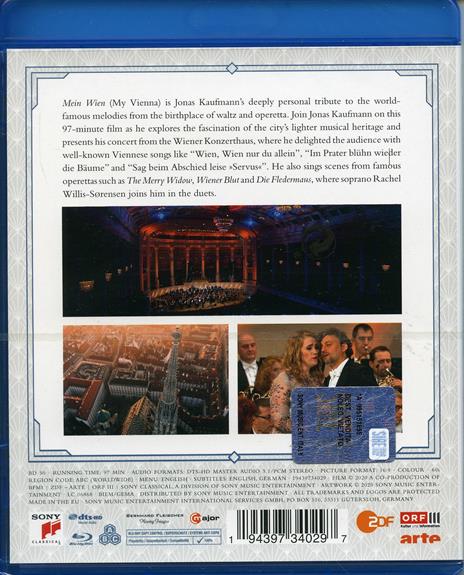My Vienna (Blu-ray) - Blu-ray di Jonas Kaufmann - 2