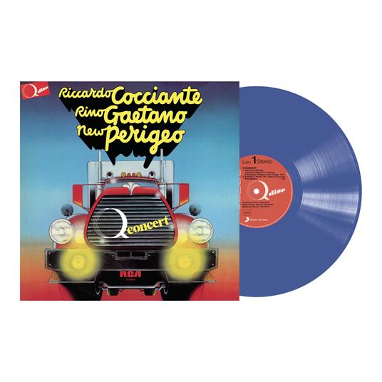 Q Concert (Blu Coloured Vinyl) - Riccardo Cocciante , Rino Gaetano - Vinile