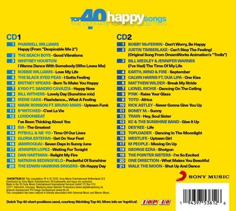 Top 40 - Happy Songs - CD Audio - 2