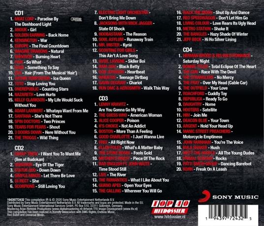Top 40 Hitdossier - Rock - CD Audio - 2