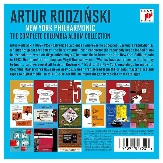 The Complete Columbia Album Collection - CD Audio di New York Philharmonic Orchestra,Artur Rodzinski - 2
