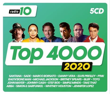 Radio 10 Top 4000 (2020) - CD Audio