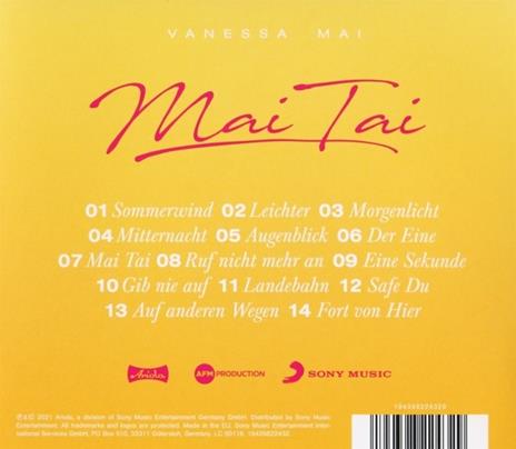 Mai Tai - CD Audio di Vanessa Mai - 2