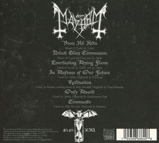 Atavistic Black Disorder - Kommando Ep - CD Audio di Mayhem - 2