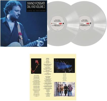 Dal vivo vol.2: Carte da decifrare (Limited, Numbered & Transparent Vinyl Edition) - Vinile LP di Ivano Fossati