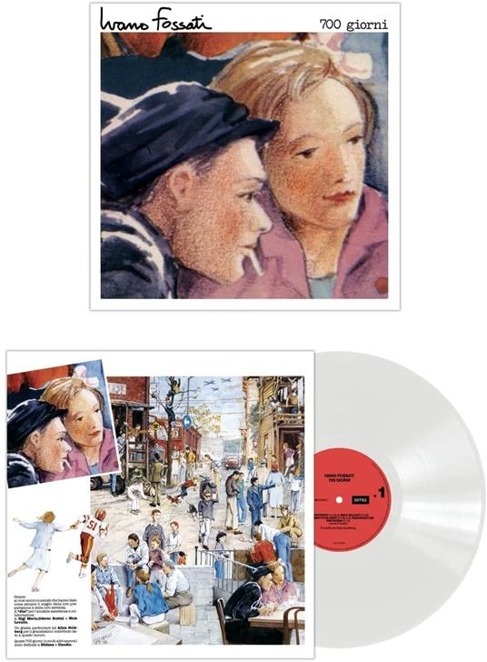 700 Giorni (Limited, Numbered & White Coloured Vinyl) - Vinile LP di Ivano Fossati