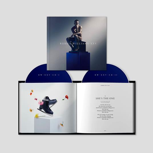 XXV (Deluxe Edition 2CD - Hardcover Book) - CD Audio di Robbie Williams
