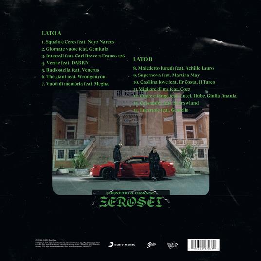Zerosei (Green Coloured Vinyl) - Vinile LP di Frenetik,Orang3 - 3