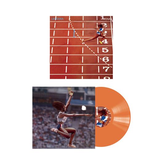 Leggera (140 gr. Limited, Numbered & Orange Coloured Vinyl) - Mina - Vinile