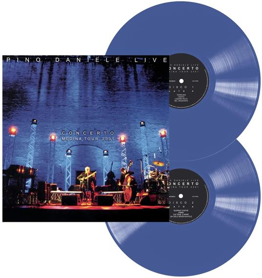 Live Concerto. Medina Tour 2001 (140 gr. Blue Coloured Vinyl) - Vinile LP di Pino Daniele
