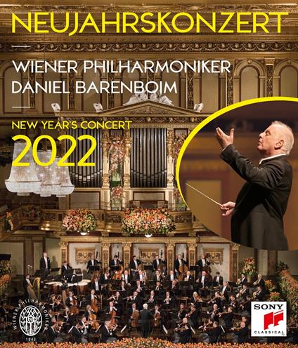 Neujahrskonzert 2022 (New Year's Concert) (Blu-ray) - Blu-ray di Wiener Philharmoniker,Daniel Barenboim