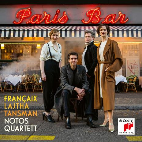 Paris Bar. Francaix, Tansman, Lajtha - CD Audio di Jean Françaix,Alexandre Tansman,Laszlo Lajtha,Notos Quartett