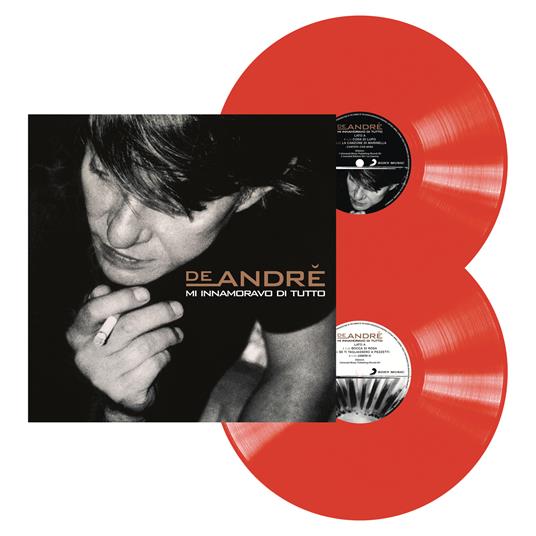 Mi innamoravo di tutto (180 gr. Red Coloured Vinyl) - Vinile LP di Fabrizio De André