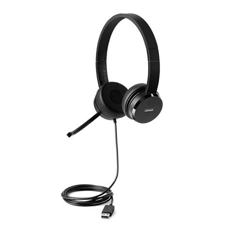 Lenovo 4XD0X88524 cuffia e auricolare Padiglione auricolare Nero