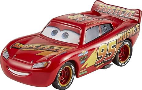 Disney Pixar Cars- Confezione da 3 Veicoli Radiator Springs, con Macchinine Saetta McQueen, Sceriffo e Cricchetto, Giocattolo per Bambini 3+ Anni, HBW14 - 4