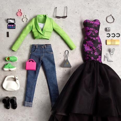 Barbie - @BarbieStyle Studio Set moda con bambola Barbie bionda - 11
