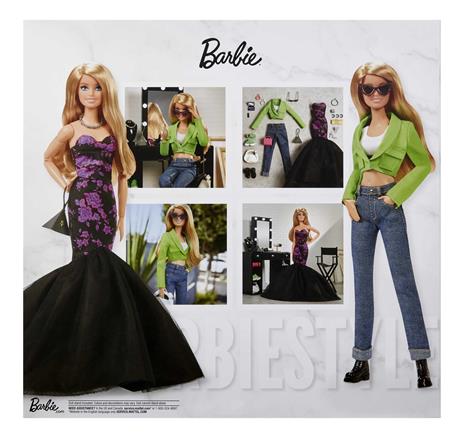 Barbie - @BarbieStyle Studio Set moda con bambola Barbie bionda - 6