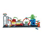 Hot Wheels - Playset City Mega Autolavaggio Color Reveal con 1 Auto Colour Reveal per Bambini dai 4 Anni in Su, HBY96