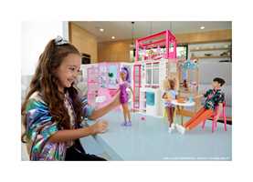 Giocattolo Barbie - Loft, Playset a 2 Piani con 4 Aree Gioco, Cucciolo e Accessori, Bambola non Inclusa Mattel