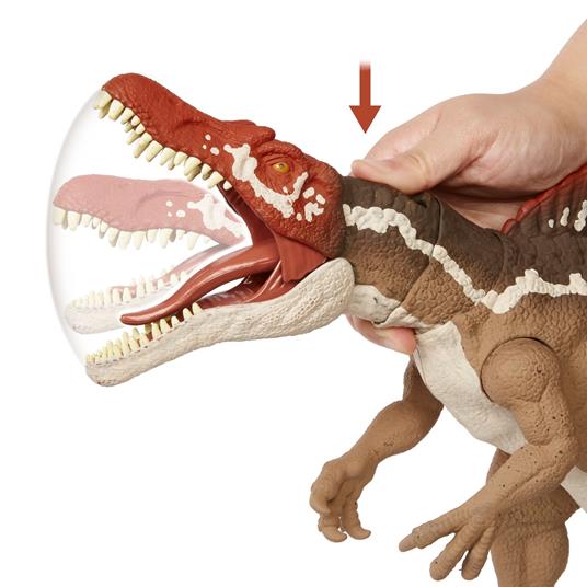 Jurassic World- Spinosauro Morso Estremo, Dinosauro Giocattolo per Bambini 6+anni - 5