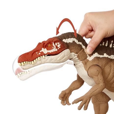 Jurassic World- Spinosauro Morso Estremo, Dinosauro Giocattolo per Bambini 6+anni - 6