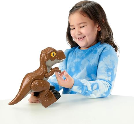 Fisher-Price Imaginext- Jurassic World Campo Avventura Dinosauro TRex XL, Giocattolo per Bambini 3-8 Anni, HCH93 - 2