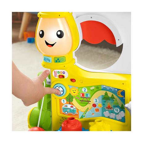 Fisher-Price Ridi e Impara Camper 3-in-1, edizione italiana, giocattolo a spinta per primi passi - 3