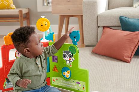 Fisher-Price - Libro Gigante delle Attività 2-in-1, giocattolo elettronico didattico per bambini ai primi passi - 3