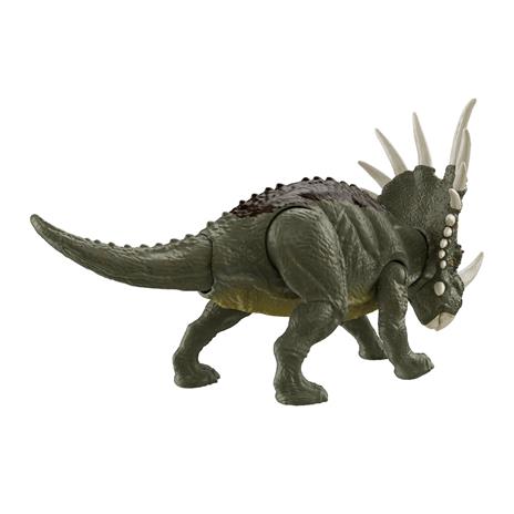 Jurassic World - Forza Bruta Dinosauro Styracosaurus con articolazioni mobili e dettagli realistici; 3+ anni - 4