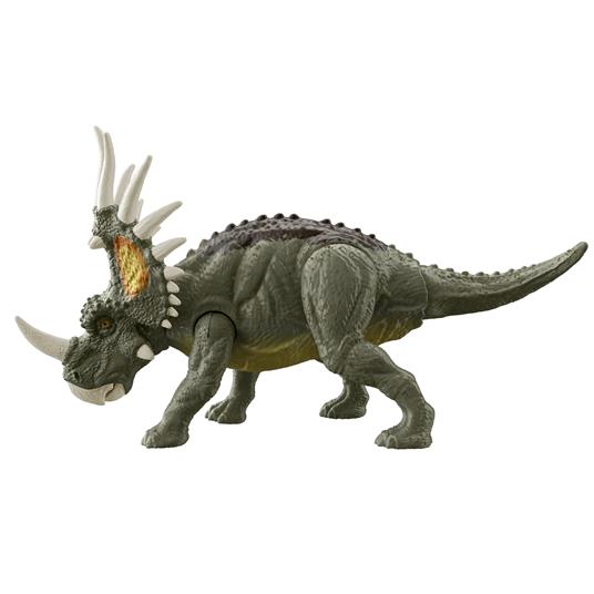 Jurassic World - Forza Bruta Dinosauro Styracosaurus con articolazioni mobili e dettagli realistici; 3+ anni - 5