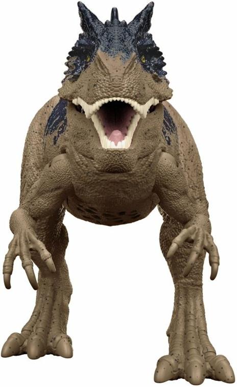 Jurassic World - Super Ruggito Dinosauro Allosauro Snodato, Giocattolo per Bambini 4+ Anni, HCL91 - 2