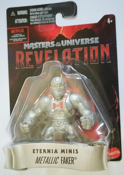Masters Universe Revelation Eternia Minis Metallic Faker Figure