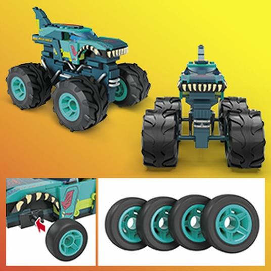 Mega Construx-Hot Wheels Mega Wrex Monster Truck Assortimento, Set da Costruzione da 187 Pezzi - 9