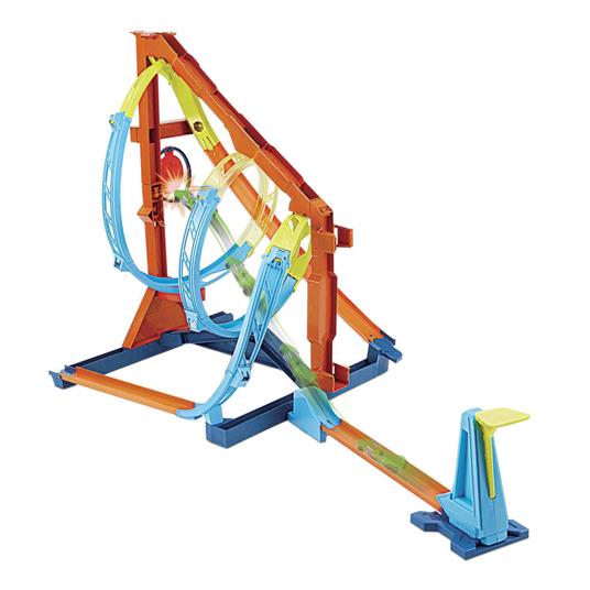 Hot Wheels - Track Builder Unlimited Vortice Estremo, Playset Sfida Innovativa con Pista a Elica