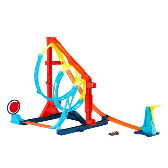 Hot Wheels - Track Builder Unlimited Vortice Estremo, Playset Sfida Innovativa con Pista a Elica - 3