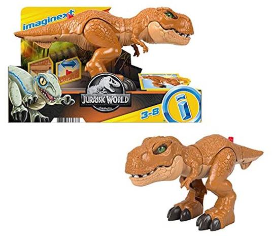Fisher-Price Imaginext-Imaginext Jurassic World Ferocissimo Dinosauro T-Rex Giocattolo per Bambini 3+ Anni HFC04