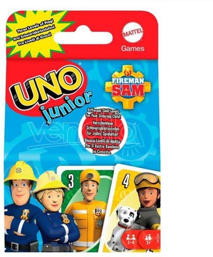 Fireman Sam Carte Gioco Uno Junior Mattel