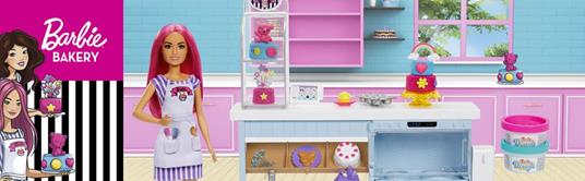 Barbie Pasticceria - Playset con Bambola e Postazione da Pasticceria - Bambola da 30 cm - Oltre 20 Accessori per Dolci - 17