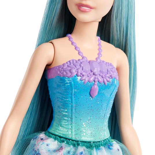 Barbie Dreamtopia Principessa, bambola concon Corpino Luccicante e Gonna da Principessa - 4