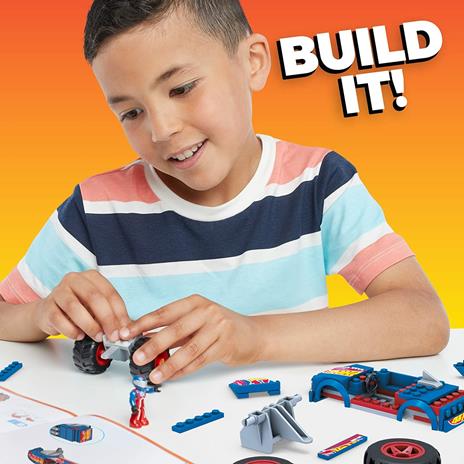 Hot Wheels Hot Wheels-HDJ93 Blocchi da Costruzione per Bambini, Multicolore, HDJ93 - 3