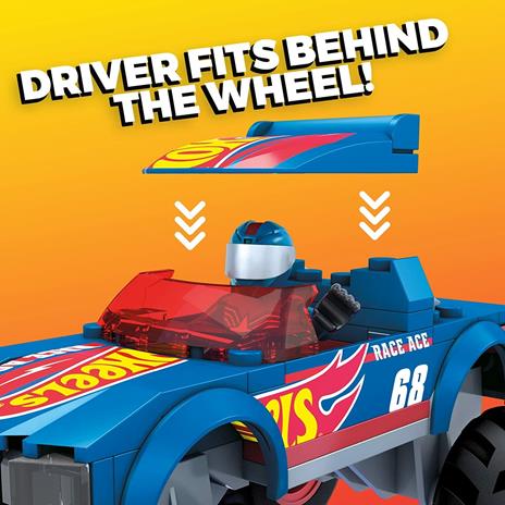 Hot Wheels Hot Wheels-HDJ93 Blocchi da Costruzione per Bambini, Multicolore, HDJ93 - 4