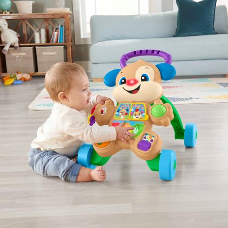 Fisher-Price - Cagnolino Primi Passi Edizione Multilingue, Giocattolo Elettronico Musicale Educativo per Camminare - 2