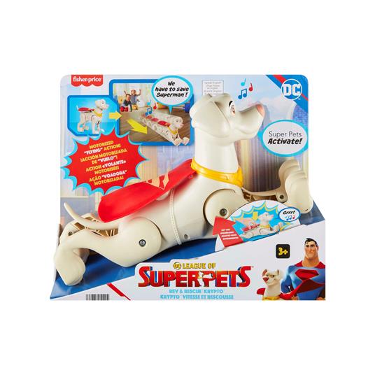 Fisher-Price DC League of Super-Pets Super Krypto, personaggio trasformabile da 35,6 cm con suoni e movimenti motorizzati - 5