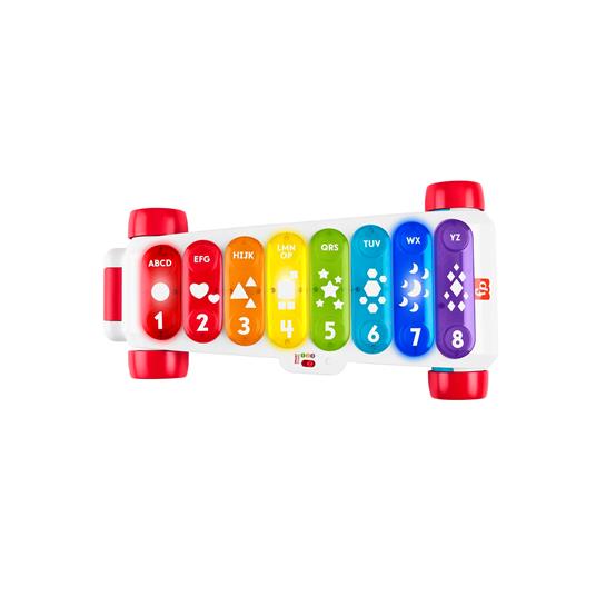 Fisher-Price Xilofono Gigante, edizione multilingue, giocattolo elettronico musicale trainabile - 2