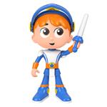 Fisher-Price Gus Mini-Maxi Cavaliere Cavaliere con Luci e Suoni